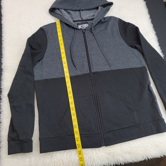 Victoria Sport Front Zip Fleece Hoodie Sz M - Picture 6 of 16